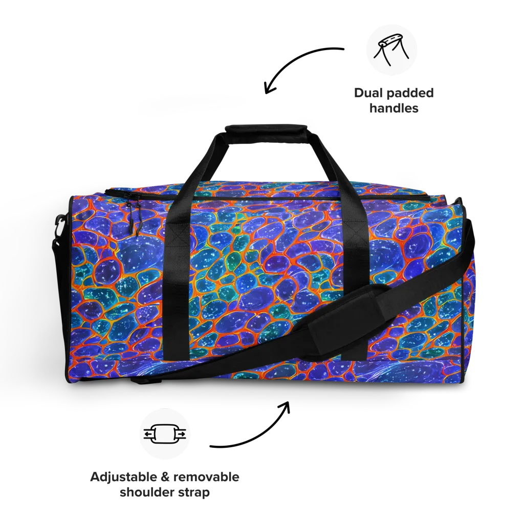Neon Riverstone on Duffle Bag — Front