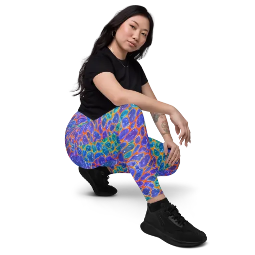 Neon Riverstone on a Leggings with Pockets