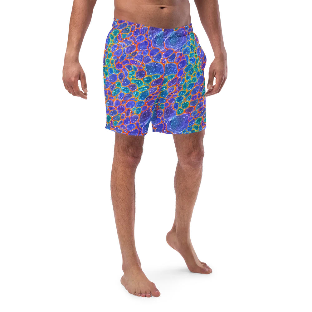 Neon Riverstone on Swim Trunks — Front