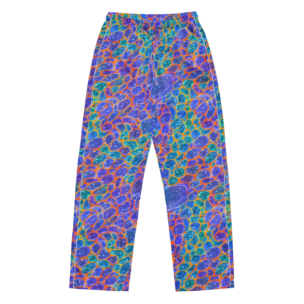 Neon Riverstone on Women's Pajama Pants — Front