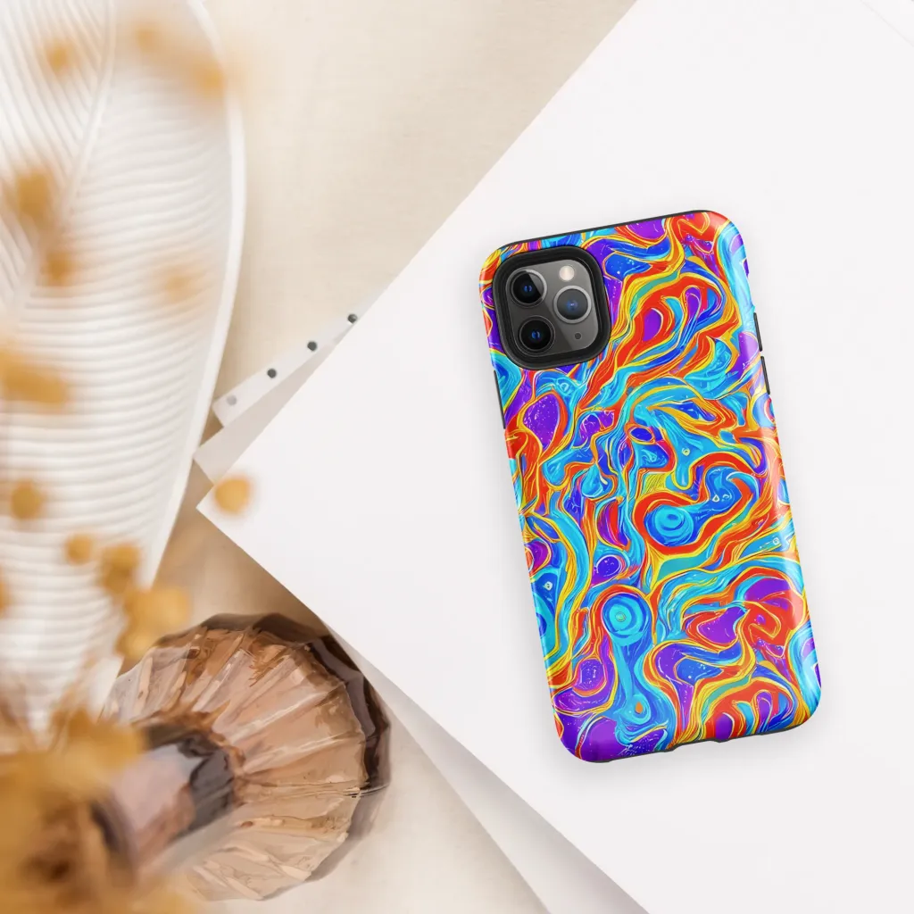 Saffron Labyrinth on Tough Case for iPhone® — Front