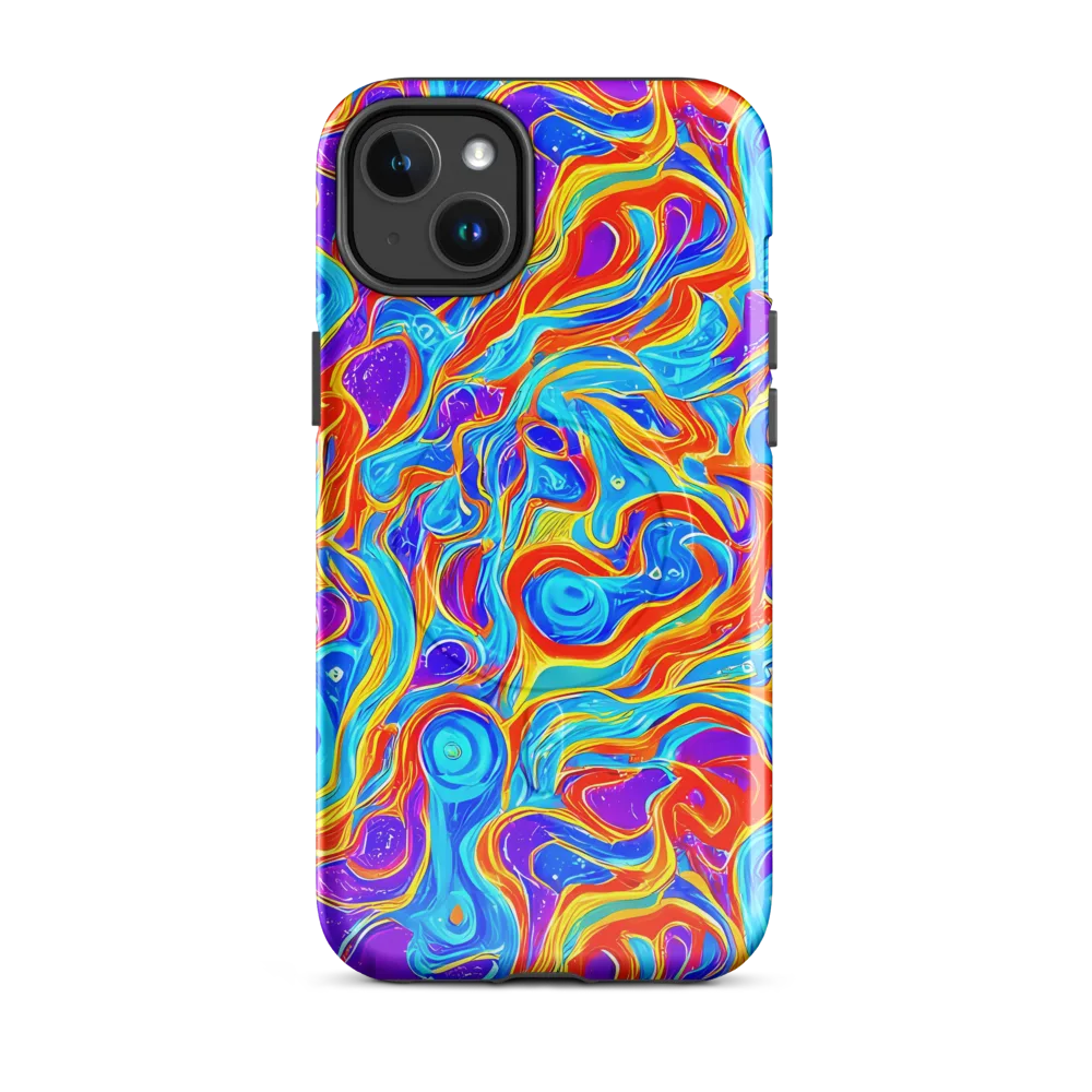 Saffron Labyrinth on MagSafe Tough Case for iPhone® — Front