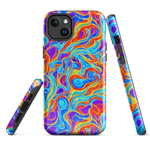 Saffron Labyrinth on a MagSafe Tough Case for iPhone®