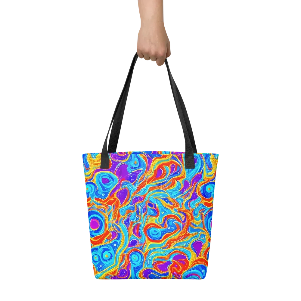 Saffron Labyrinth on Tote Bag — Front