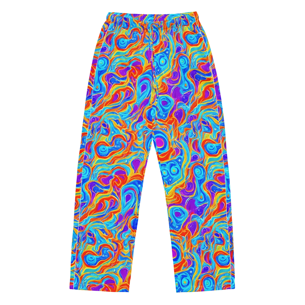 Saffron Labyrinth on Women's Pajama Pants — Front