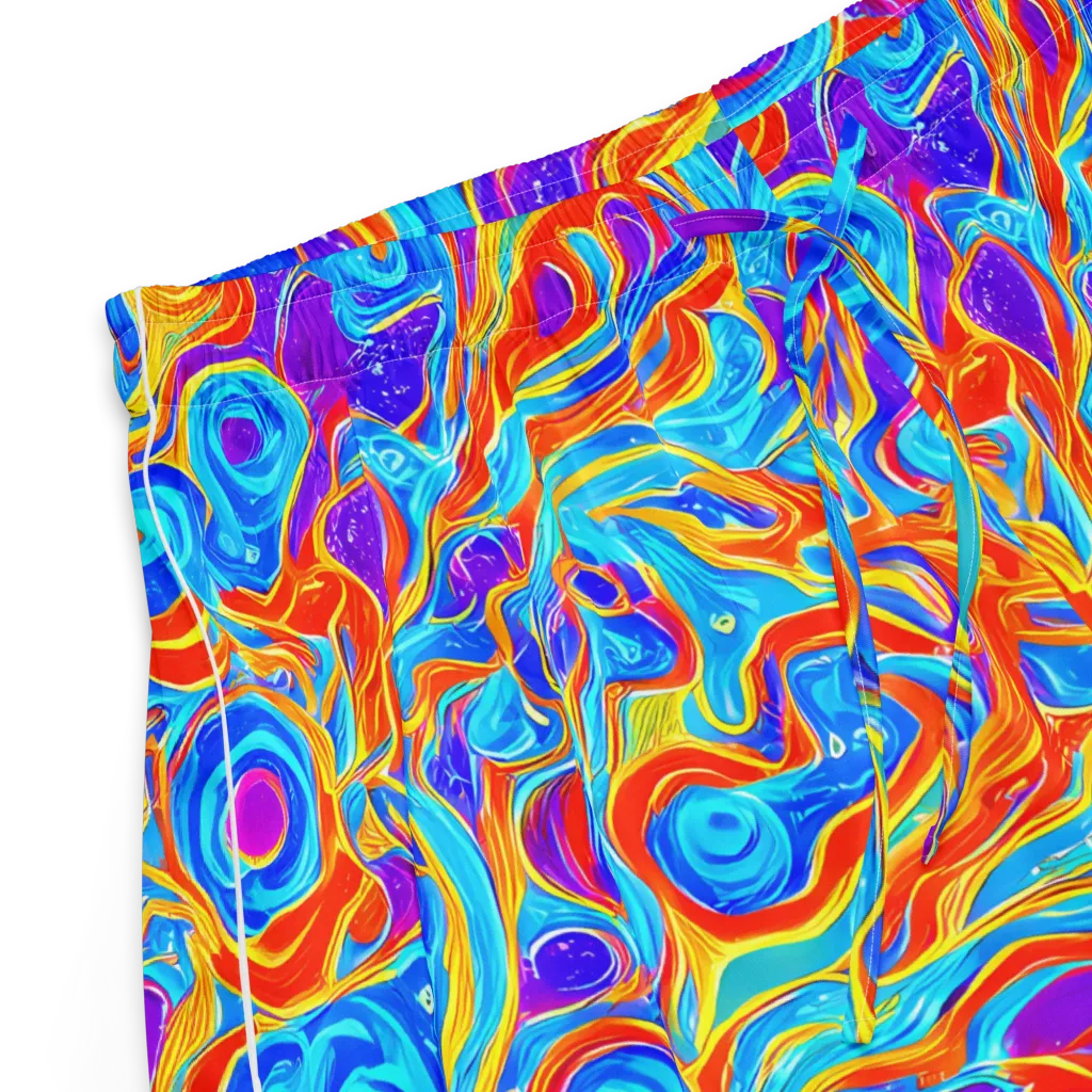Saffron Labyrinth on Women's Pajama Shorts — Product details