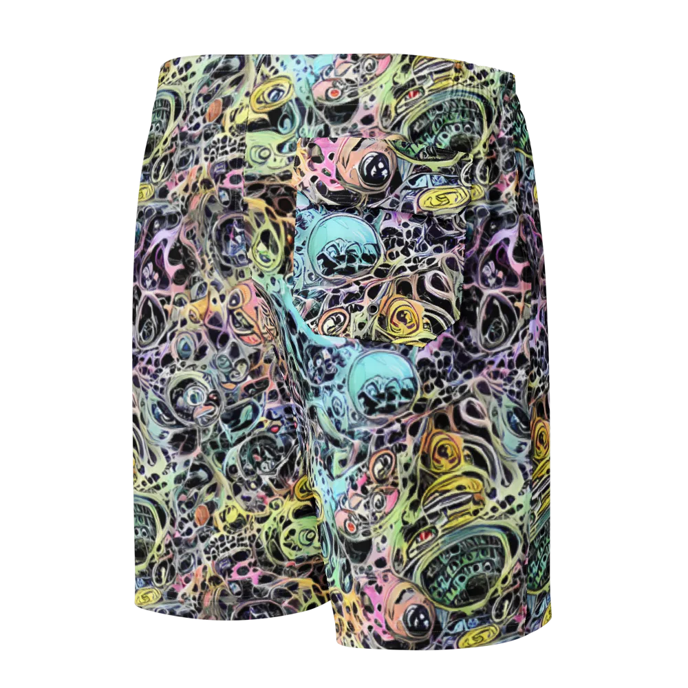 Prism Anarchy on Men's Board Shorts — Back