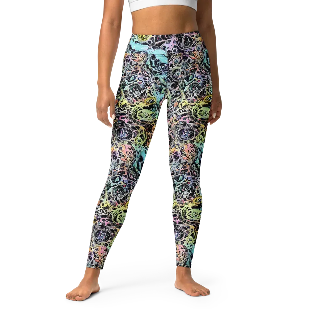 Prism Anarchy on Yoga Leggings — Front