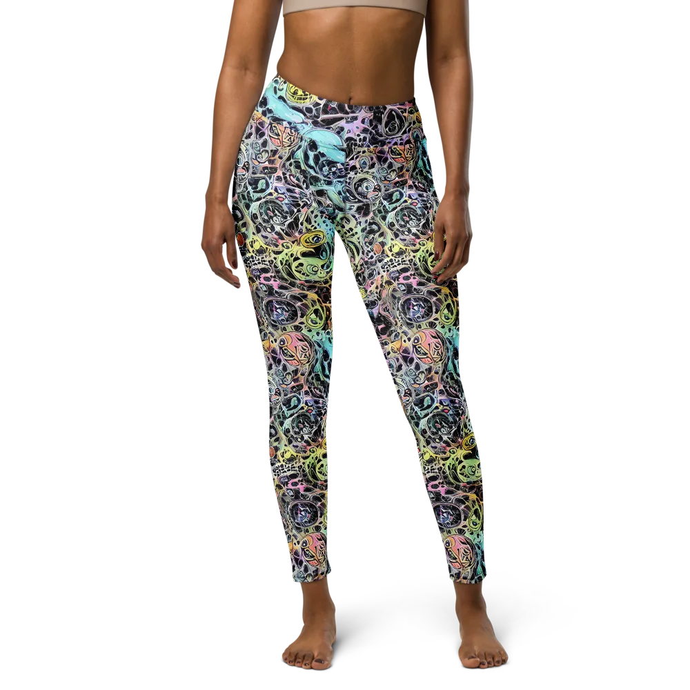 Prism Anarchy on Yoga Leggings — Front