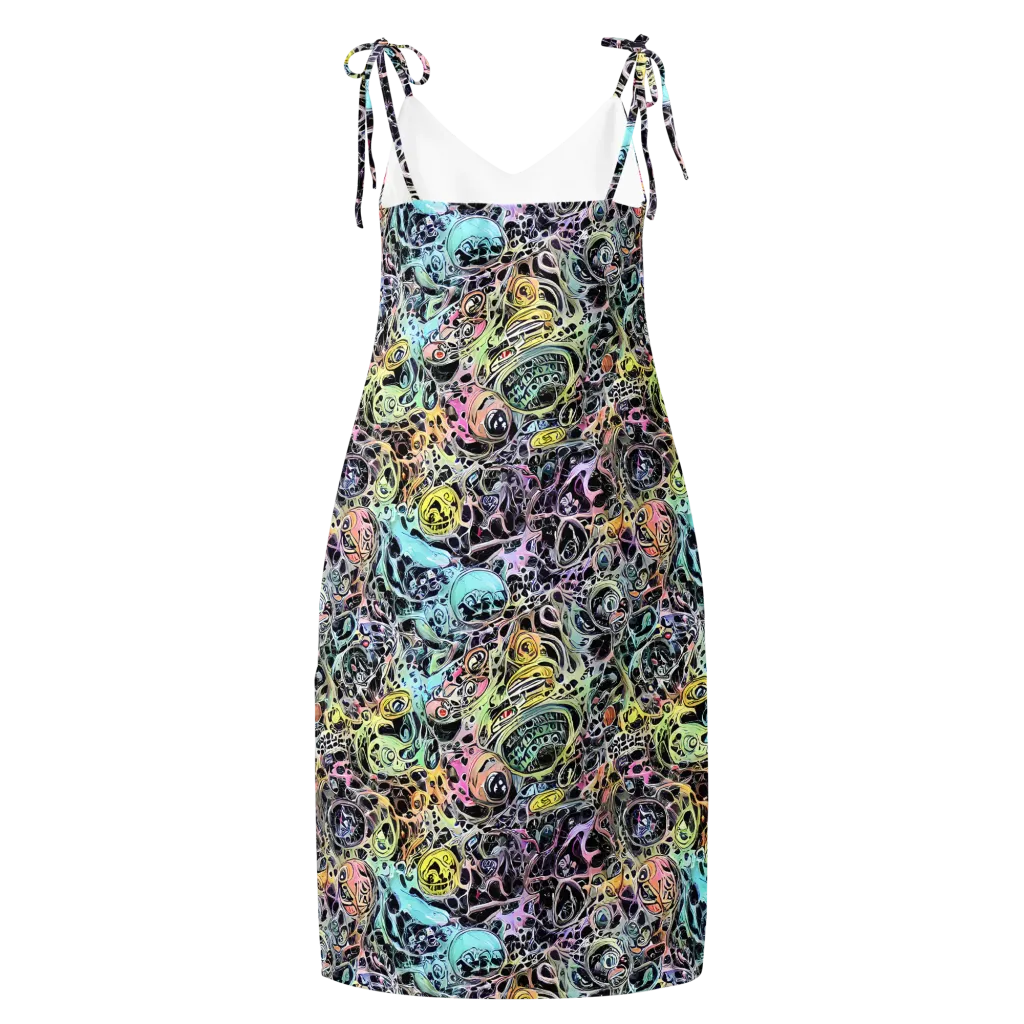 Prism Anarchy on Slip Dress — Back