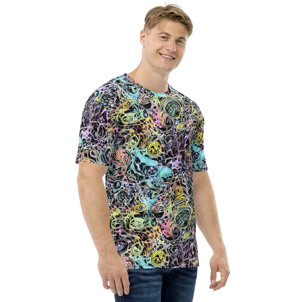 Prism Anarchy on Men's Crew Neck T-Shirt — Right