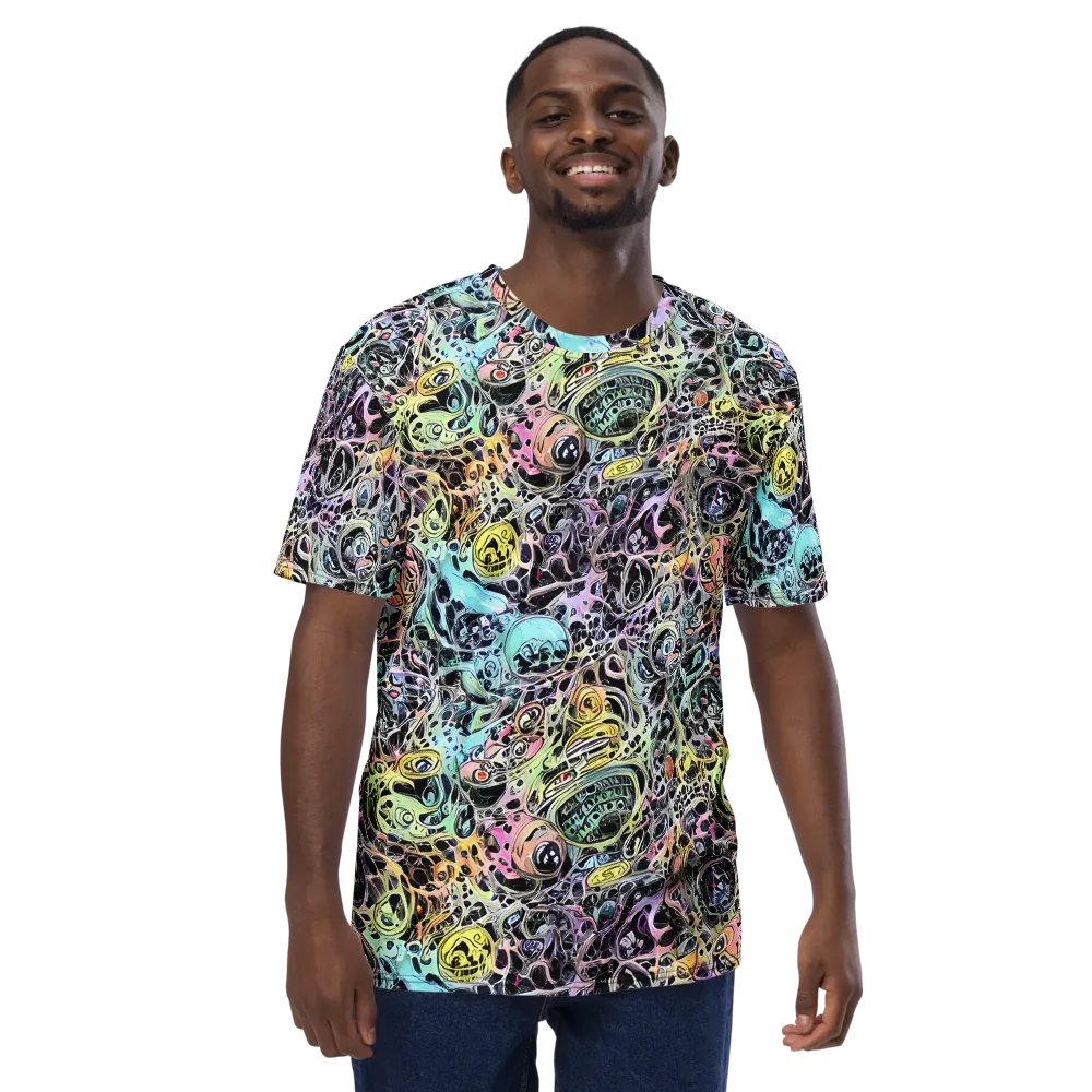 Prism Anarchy on Men's Crew Neck T-Shirt — Front