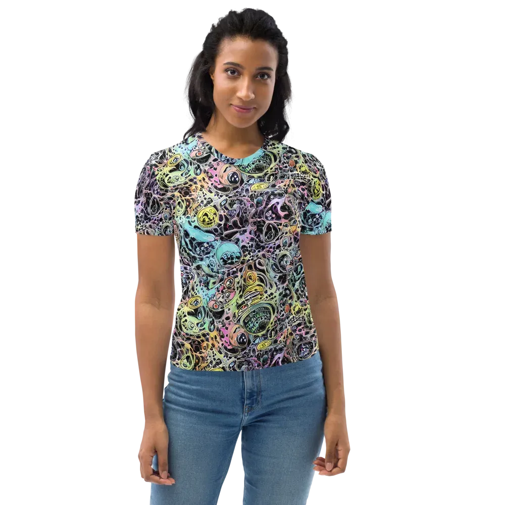 Prism Anarchy on Women's Crew Neck T-Shirt — Front