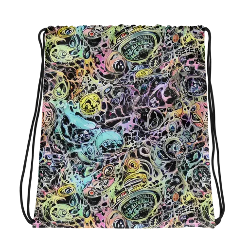 Prism Anarchy on a Drawstring Bag