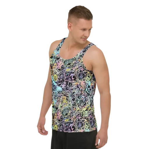 Prism Anarchy on a Men's Tank Top