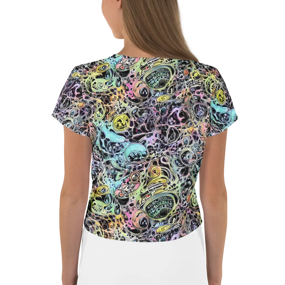 Prism Anarchy on Crop Tee — Back