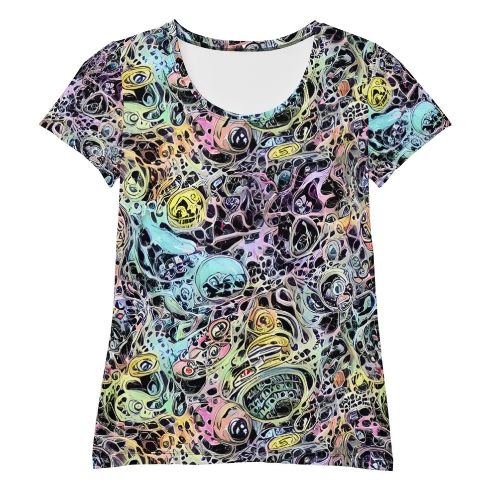 Prism Anarchy on Women's Athletic T-Shirt — Front