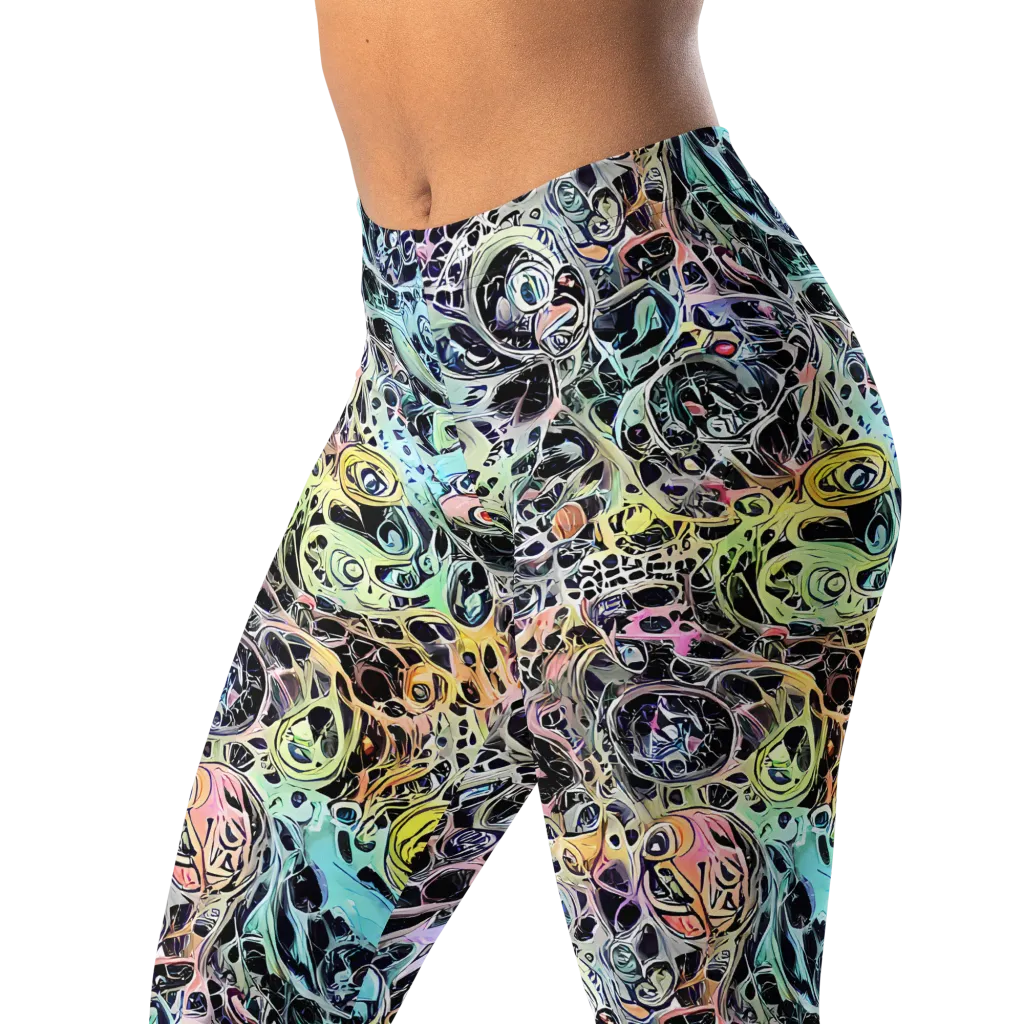Prism Anarchy on Leggings — Left Front