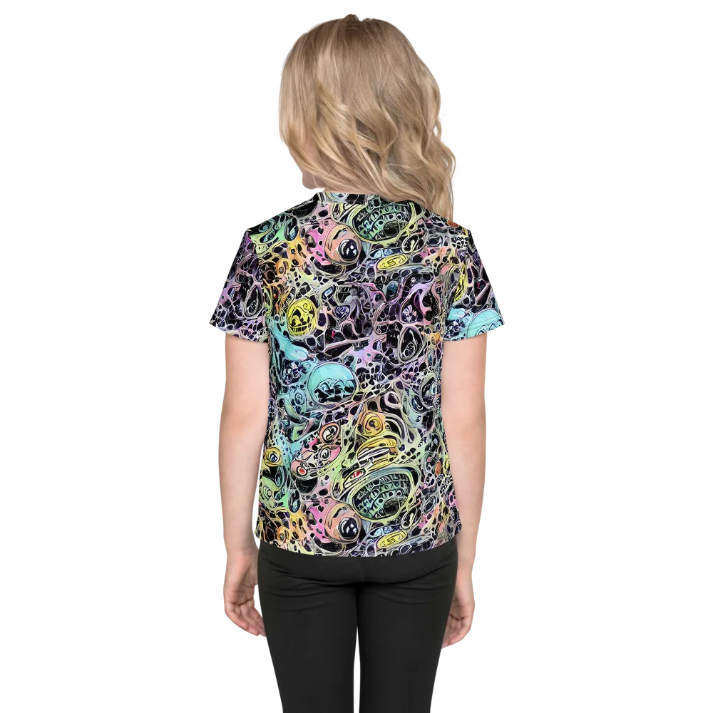 Prism Anarchy on Kids Crew Neck T-Shirt — Back