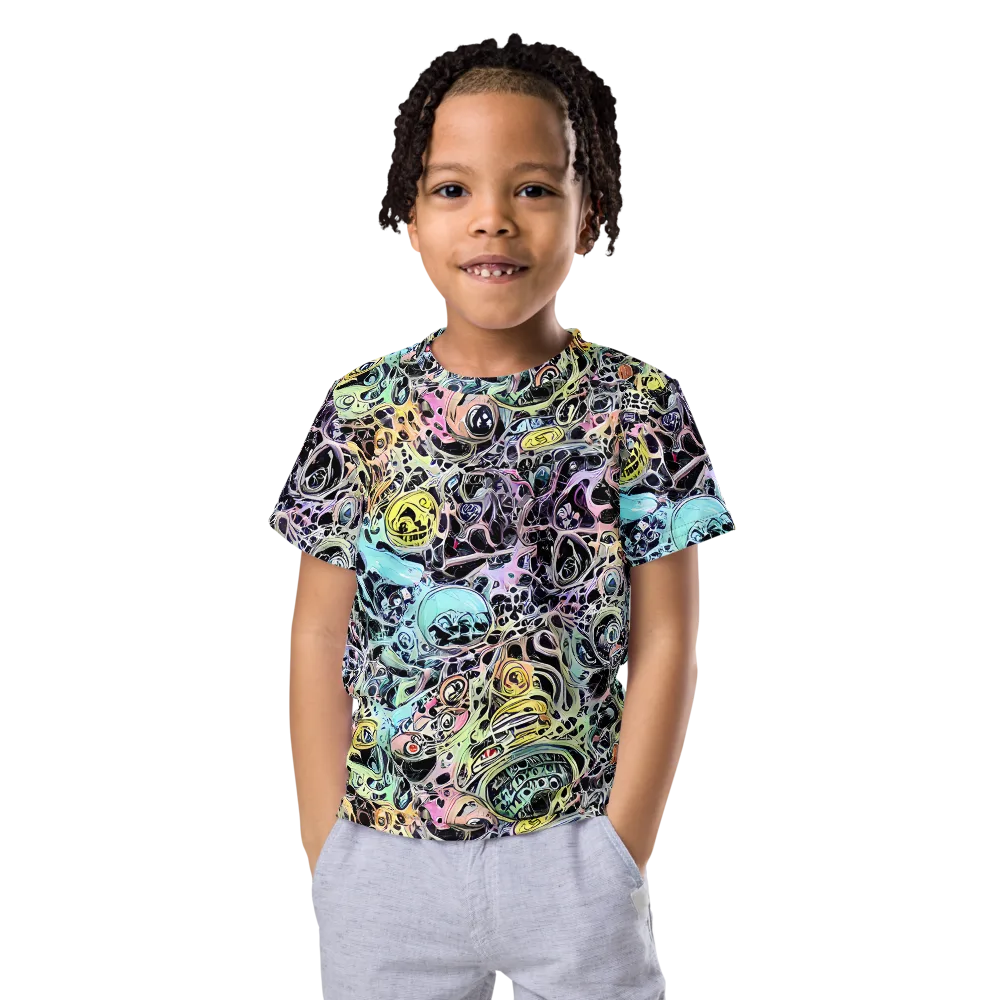 Prism Anarchy on Kids Crew Neck T-Shirt — Front