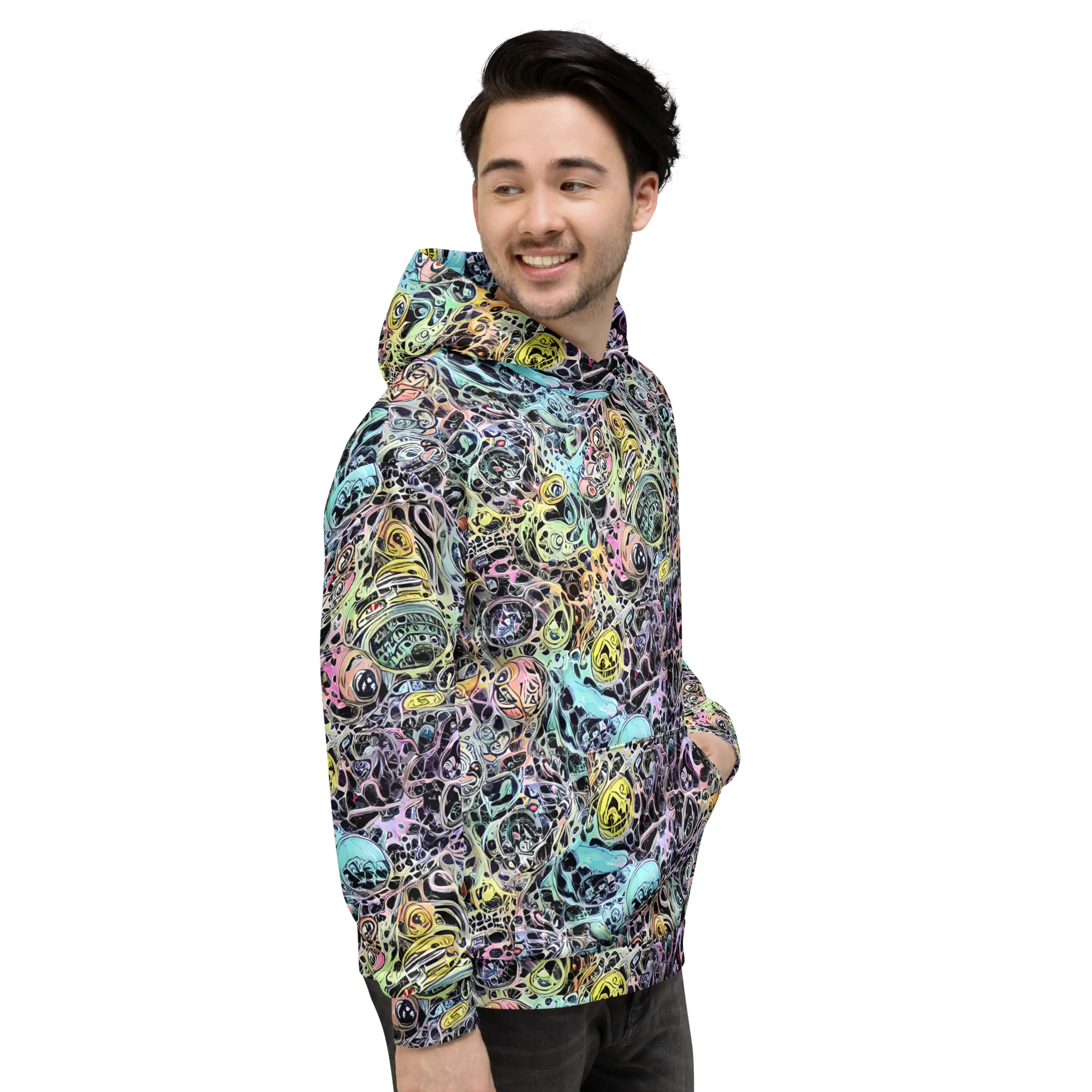 Prism Anarchy on Hoodie — Right