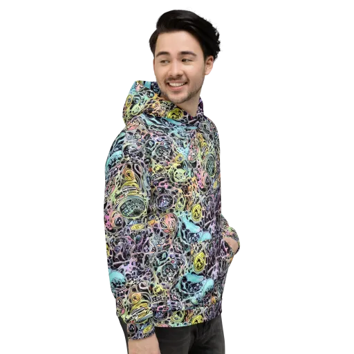 Prism Anarchy on a Hoodie
