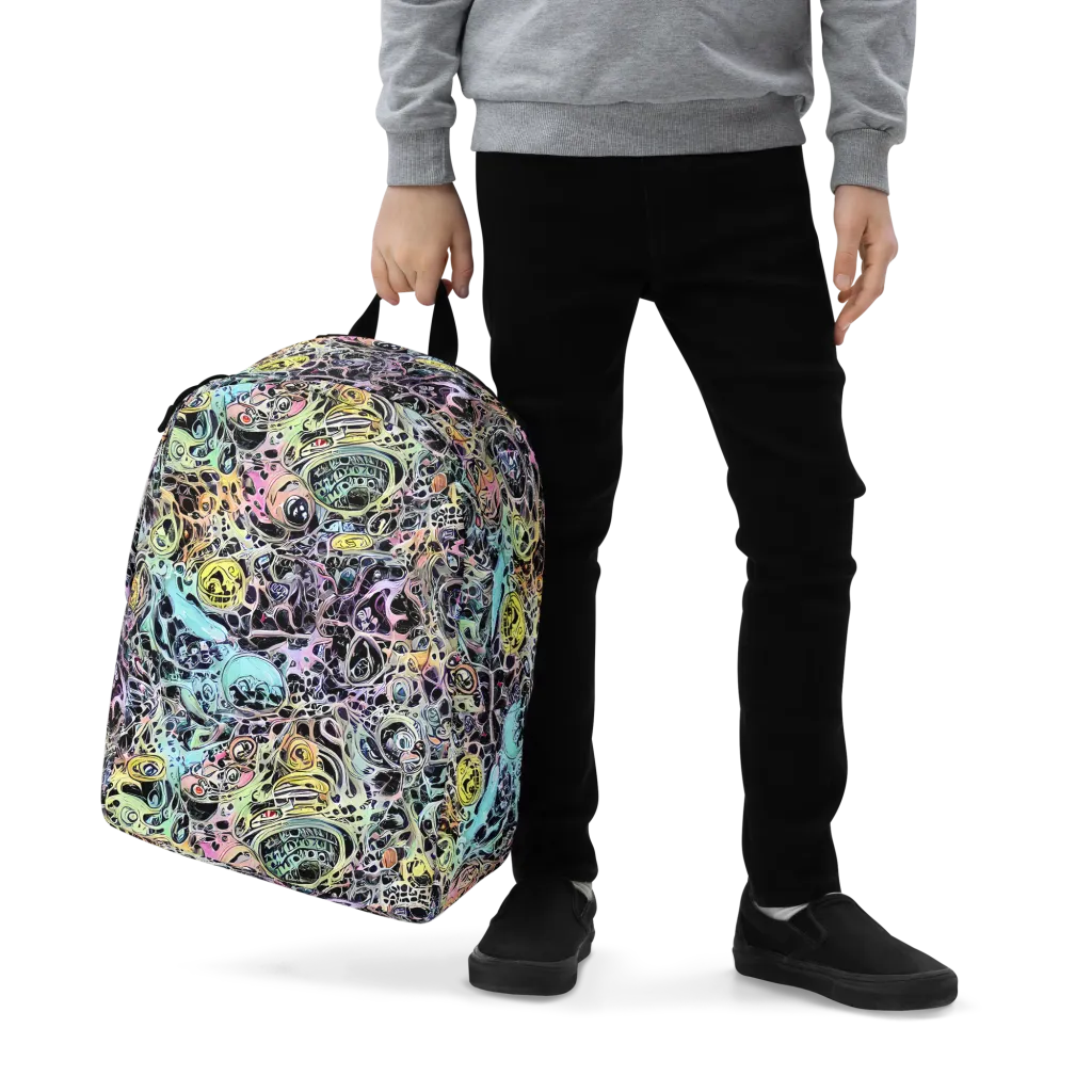 Prism Anarchy on Minimalist Backpack — Zoomed-in
