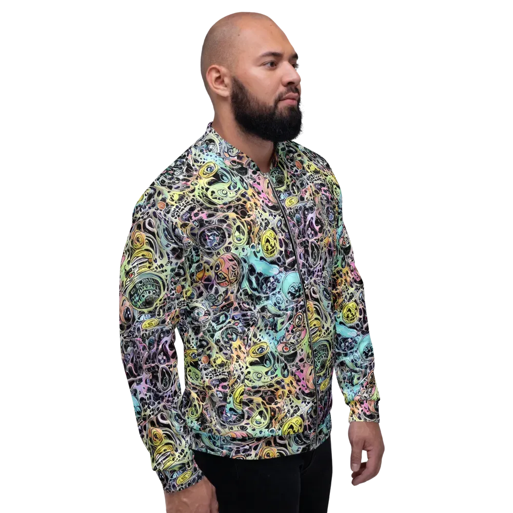 Prism Anarchy on Bomber Jacket — Right