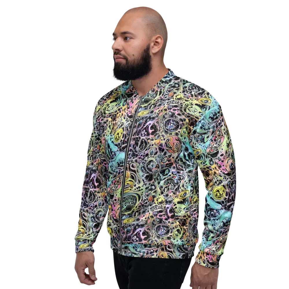 Prism Anarchy on Bomber Jacket — Left