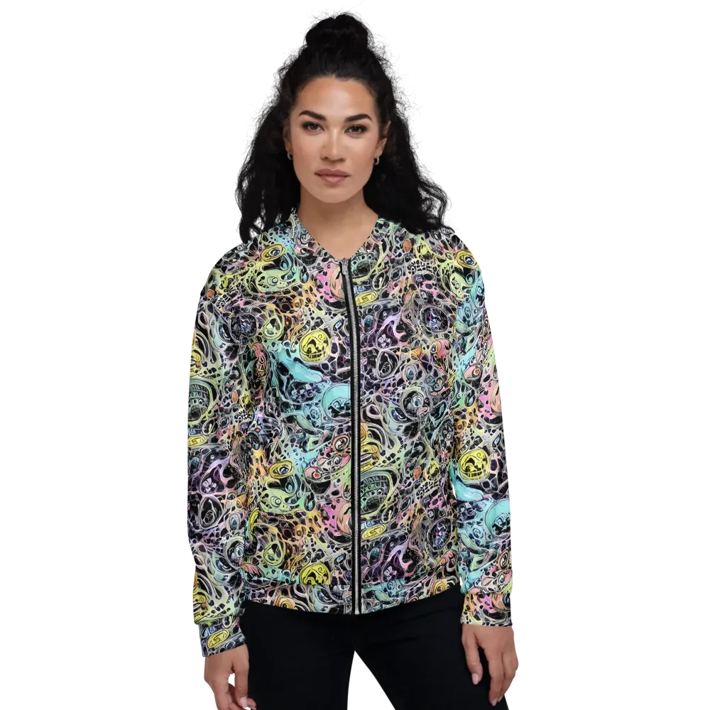 Prism Anarchy on Bomber Jacket — Front