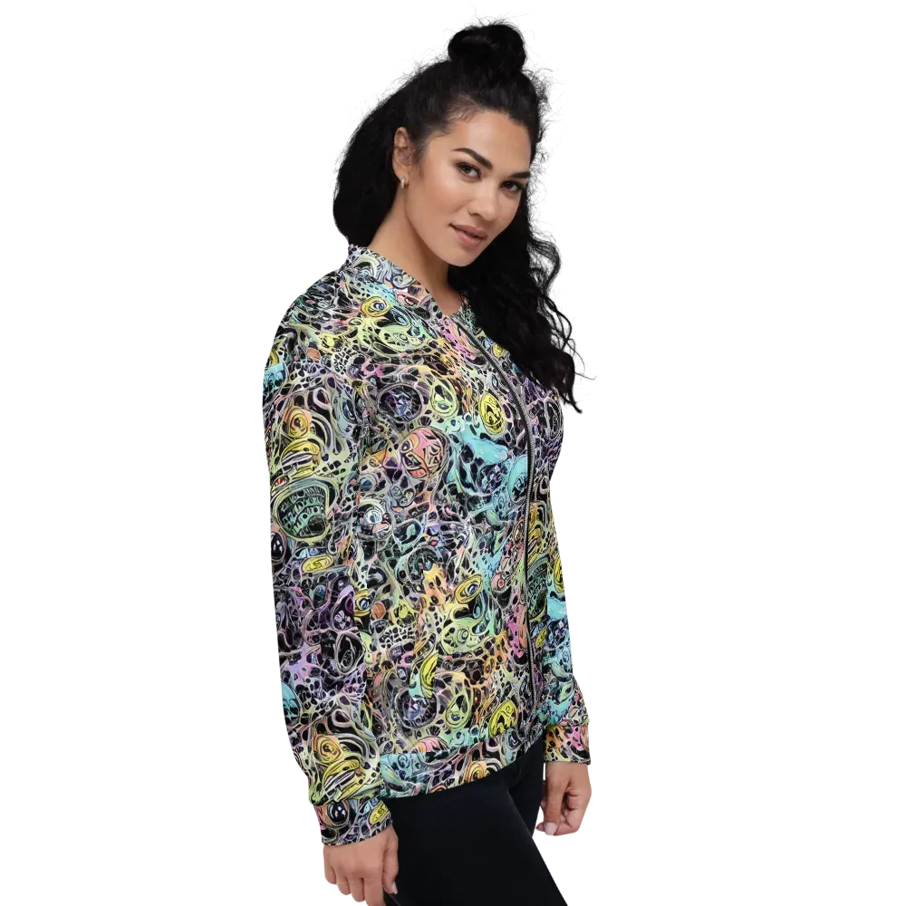 Prism Anarchy on Bomber Jacket — Right