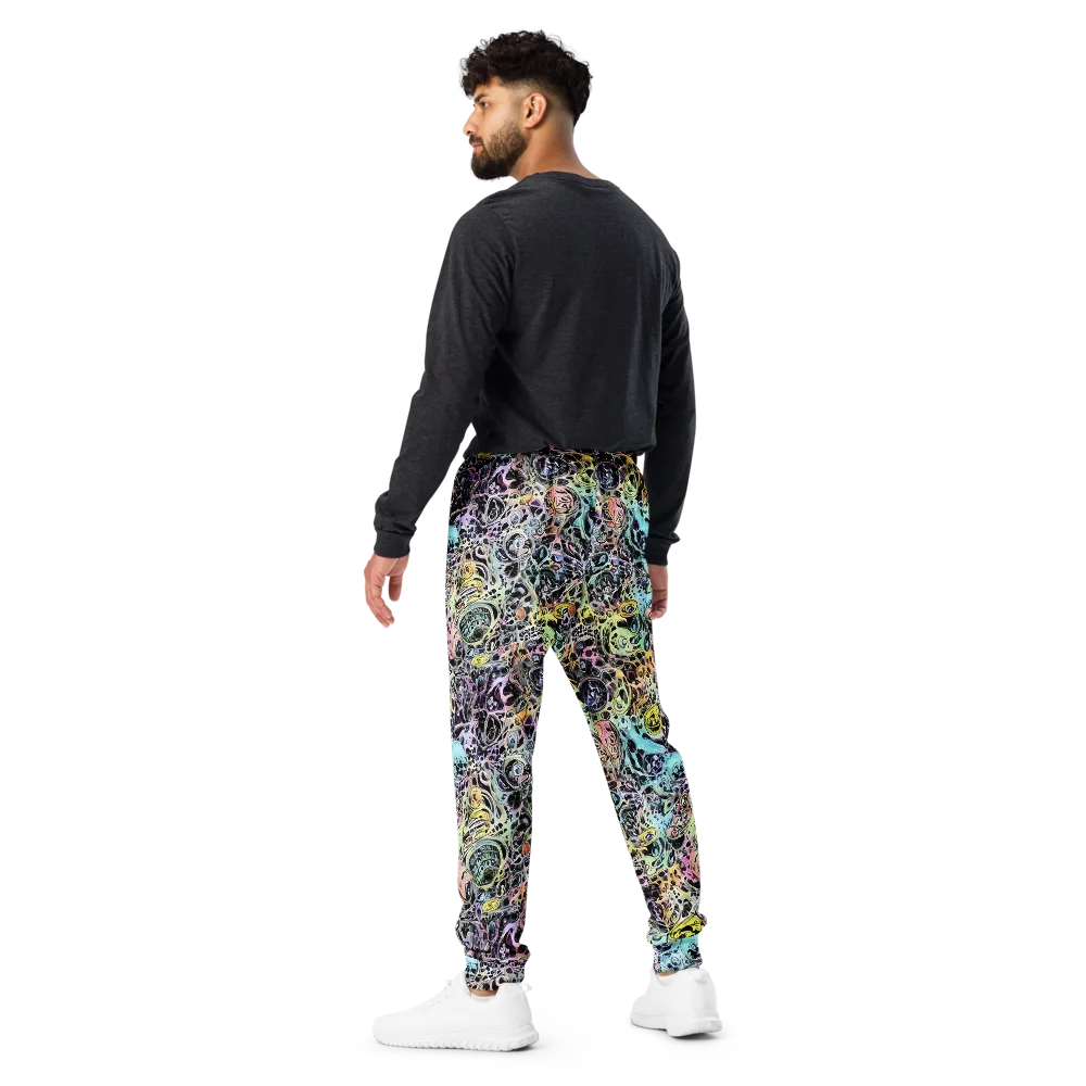 Prism Anarchy on Men's Joggers — Back