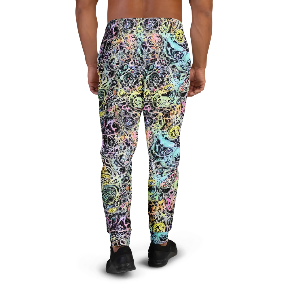 Prism Anarchy on Men's Joggers — Back