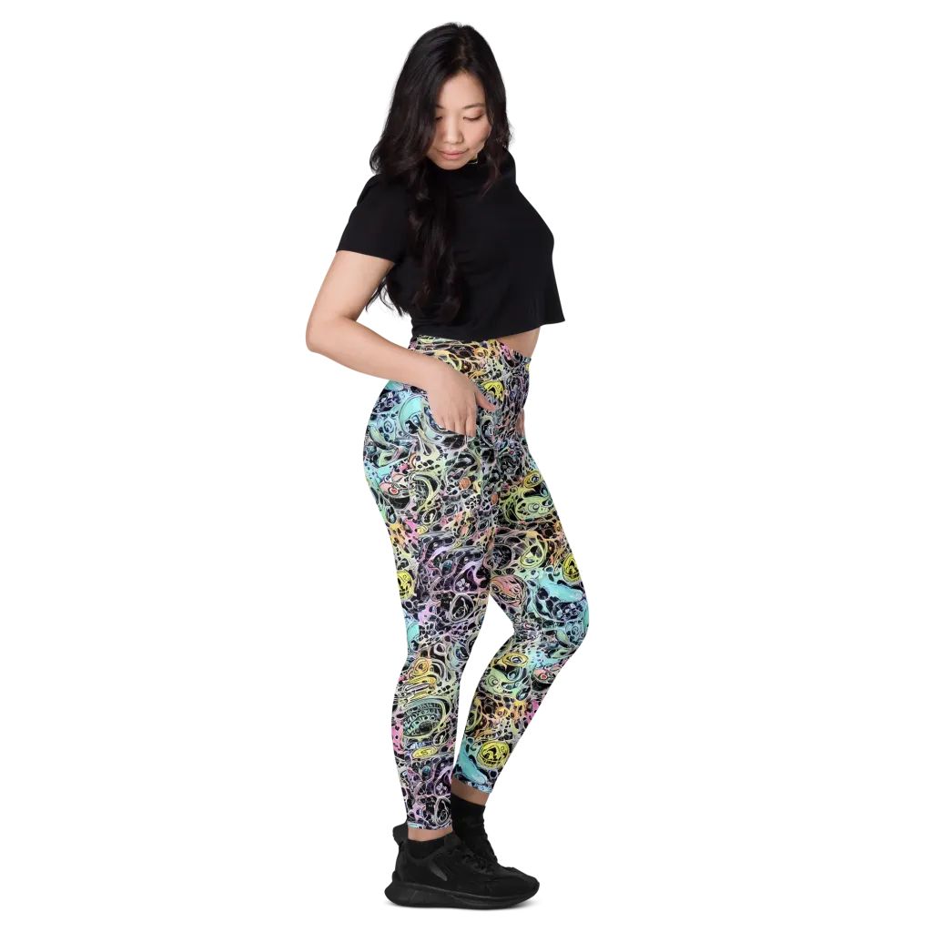 Prism Anarchy on Leggings with Pockets — Right