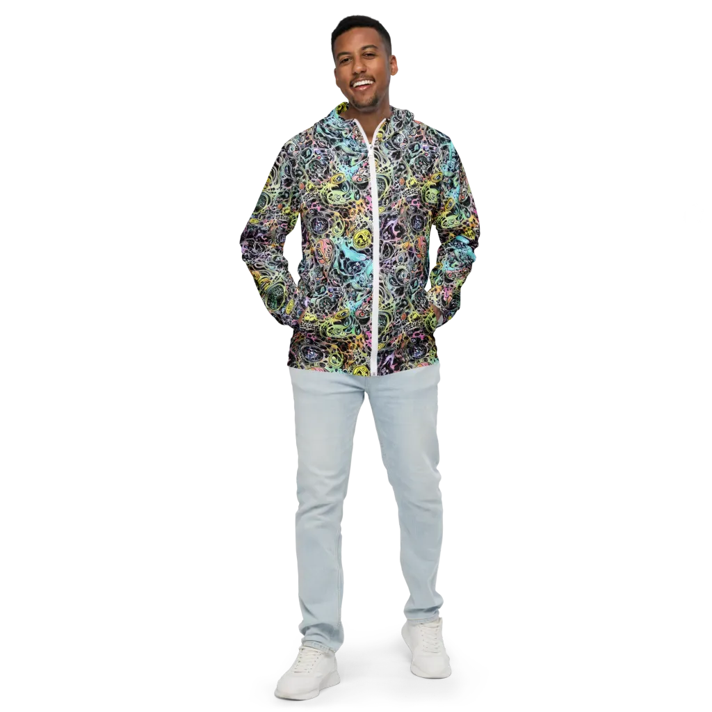 Prism Anarchy on Men's Windbreaker — Front