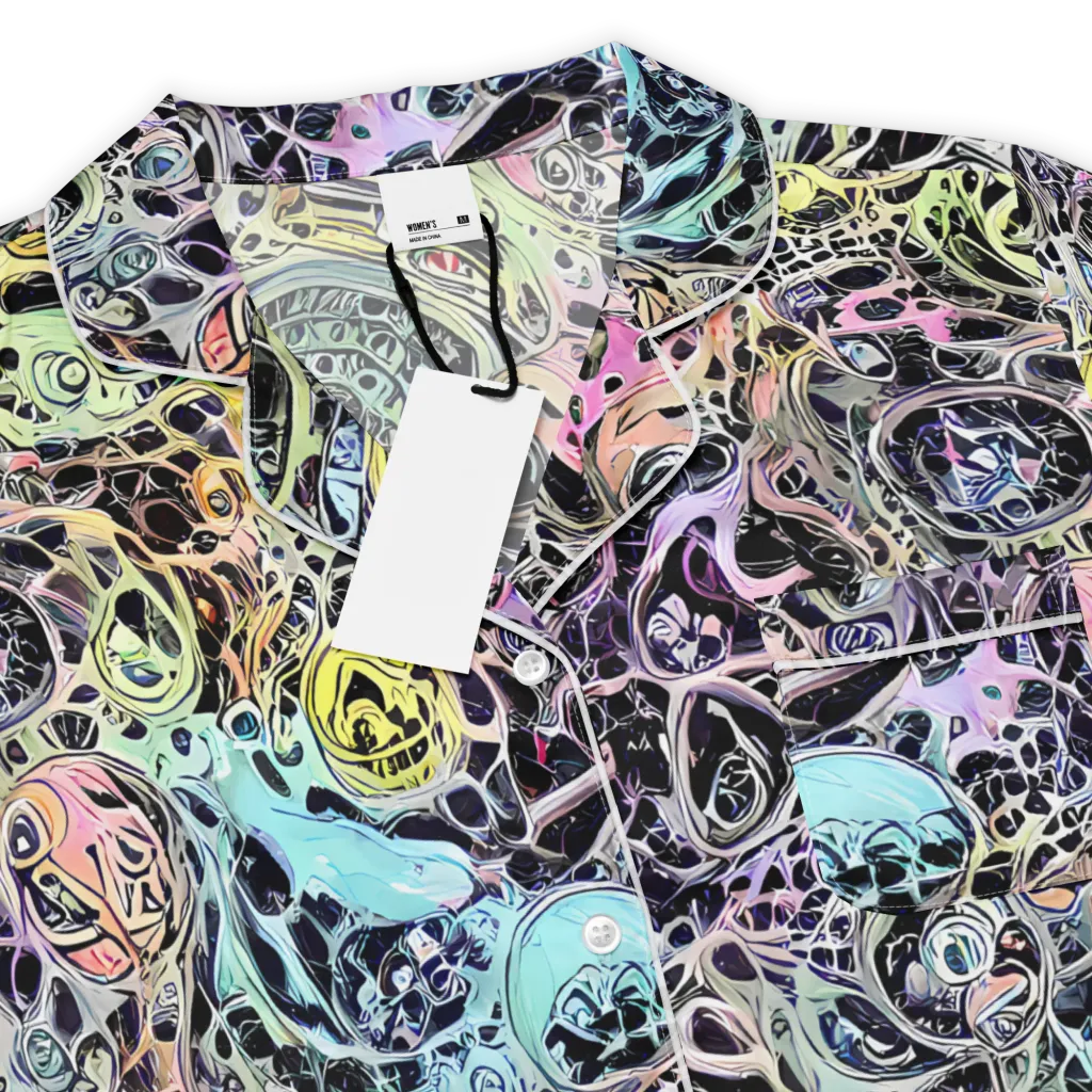 Prism Anarchy on Women's Short Sleeve Pajama Top — Product details