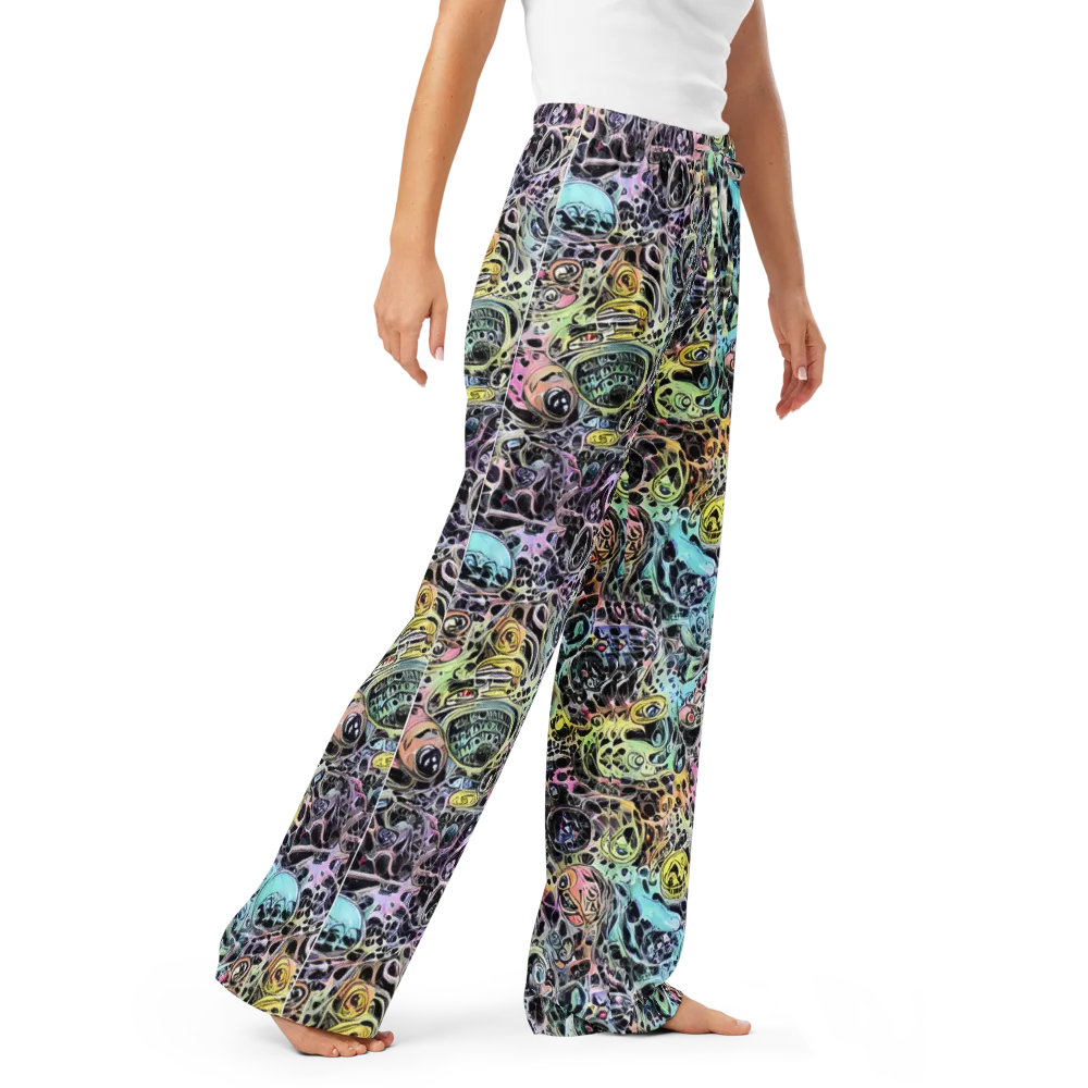 Prism Anarchy on Women's Pajama Pants — Right Front