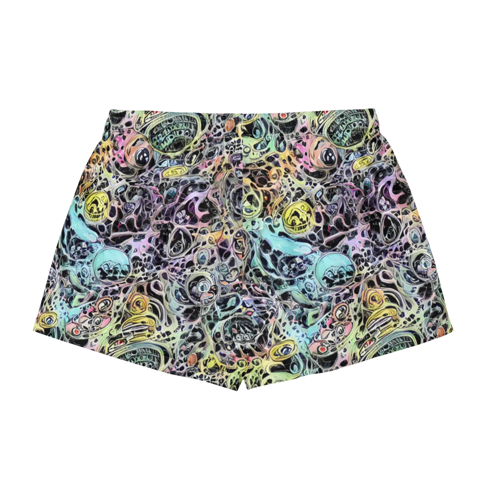 Prism Anarchy on Women's Pajama Shorts — Back