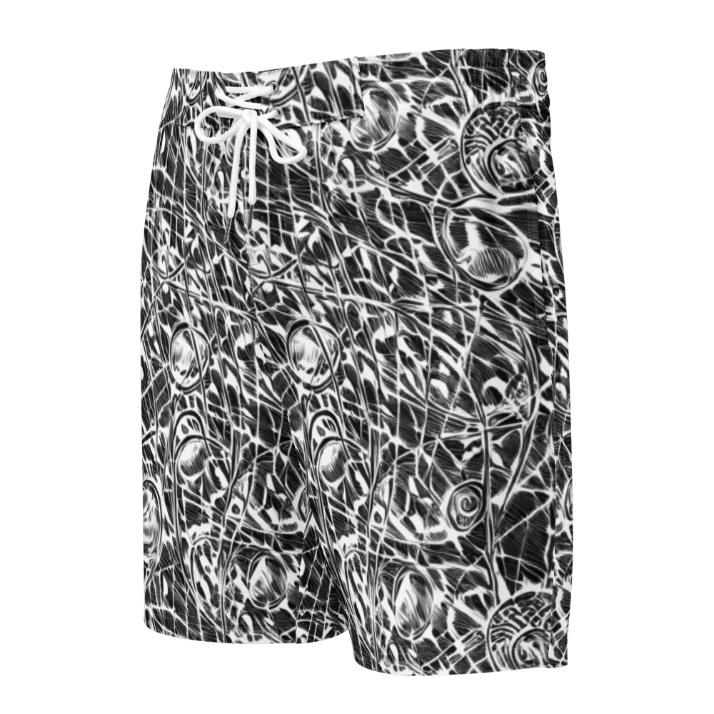 Wildline Garden on Men's Board Shorts — Front