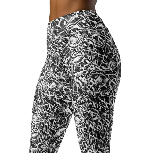 Wildline Garden on a Yoga Leggings