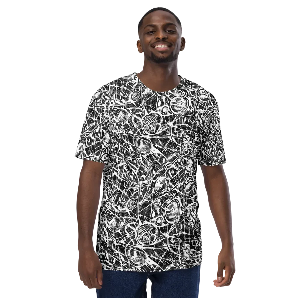 Wildline Garden on Men's Crew Neck T-Shirt — Front