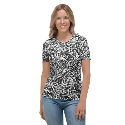Wildline Garden on a Women's Crew Neck T-Shirt