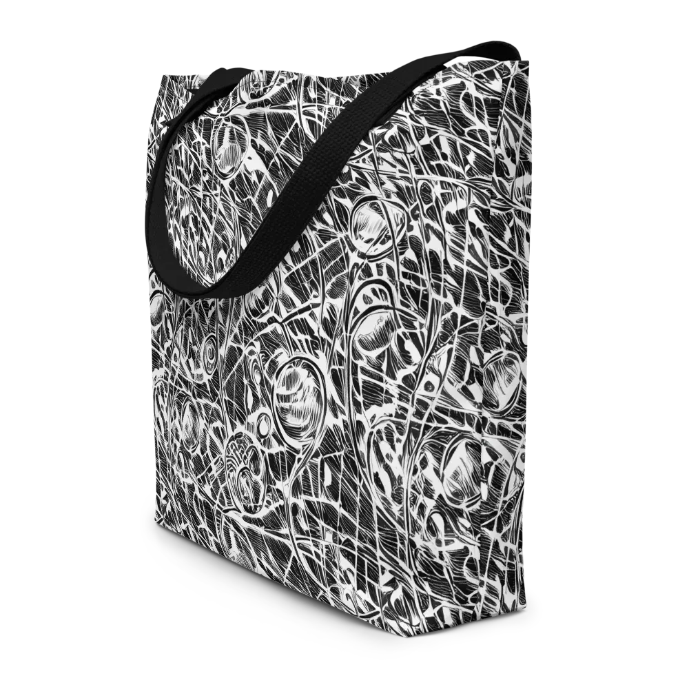 Wildline Garden on Large Tote Bag W/ Pocket — Front