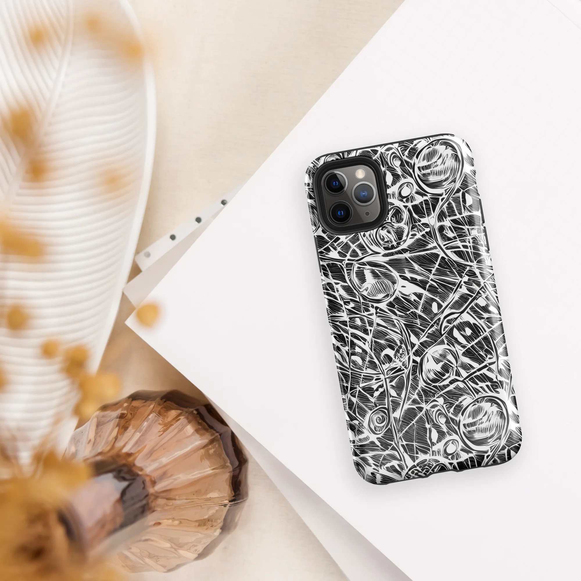 Wildline Garden on Tough Case for iPhone® — Front
