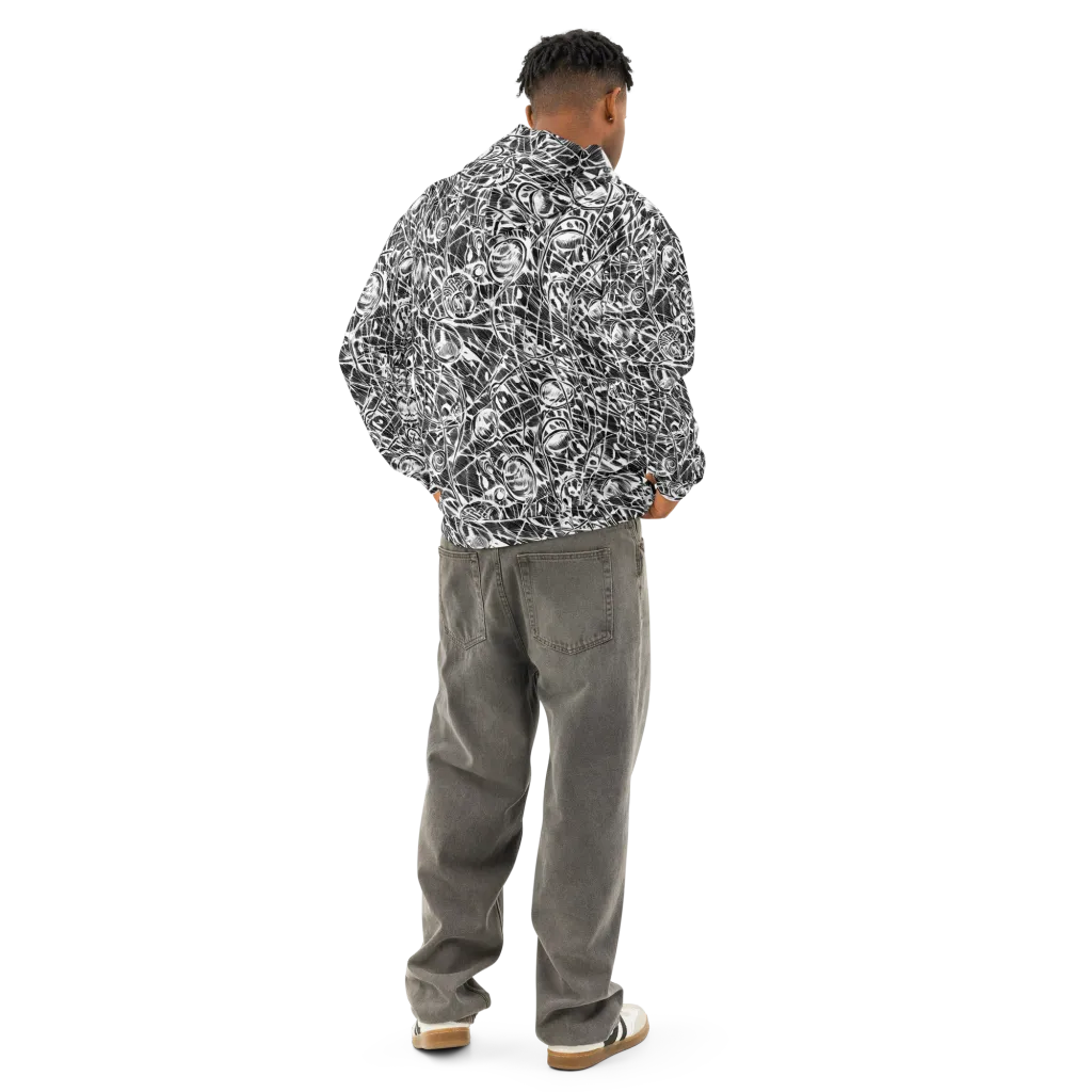 Wildline Garden on Cotton Hoodie — Back
