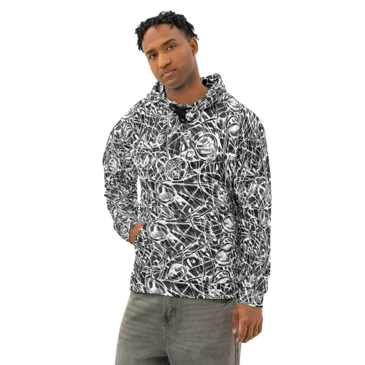 Wildline Garden on a Cotton Hoodie