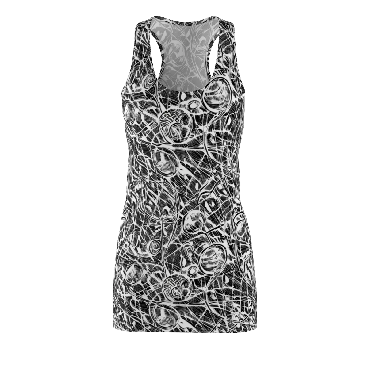 Wildline Garden on Racerback Dress — Front