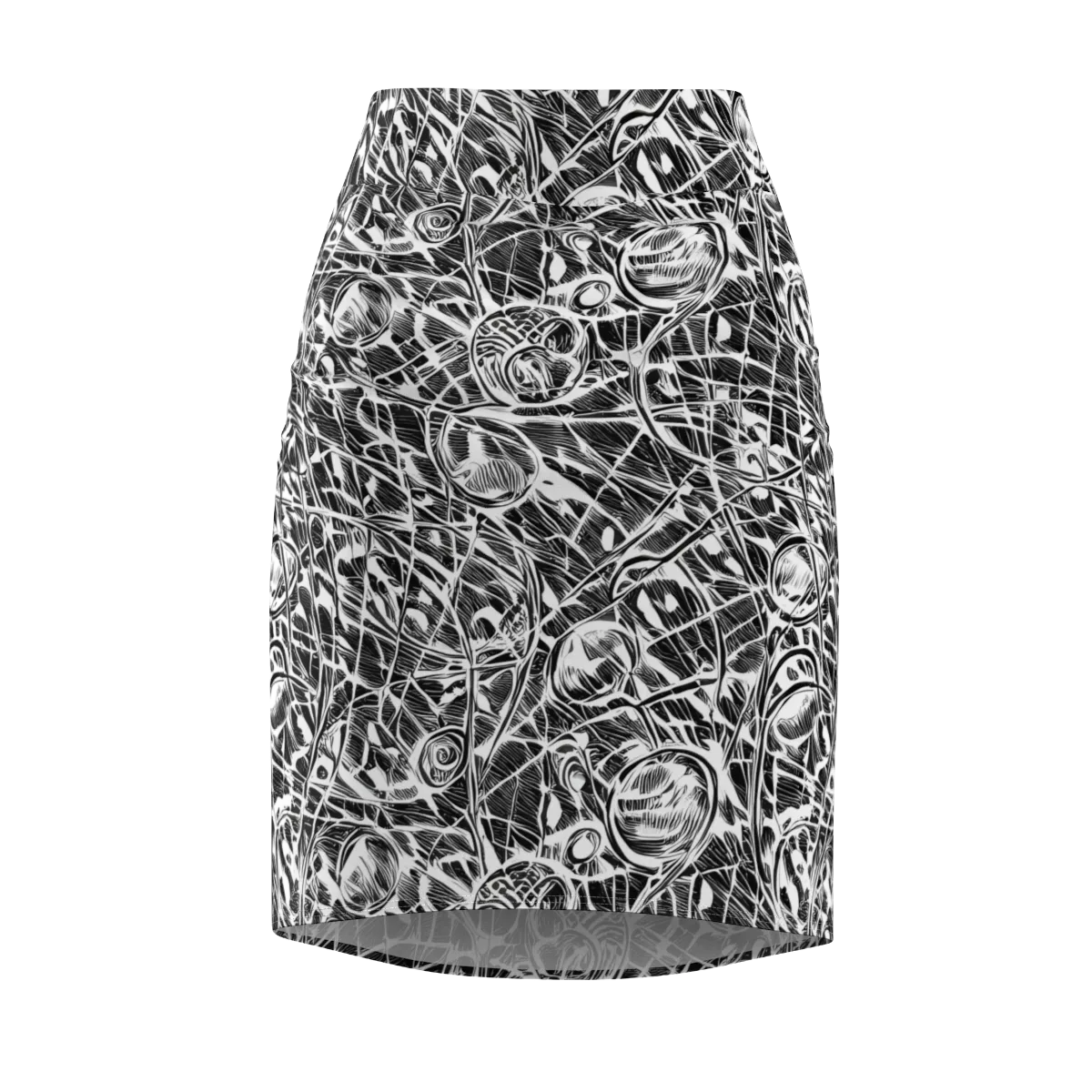 Wildline Garden on Pencil Skirt — Front