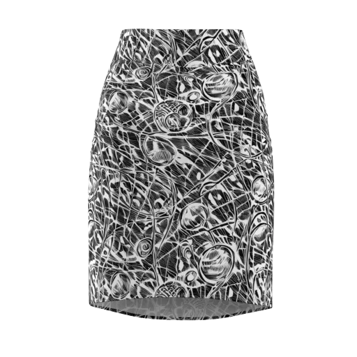 Wildline Garden on a Pencil Skirt