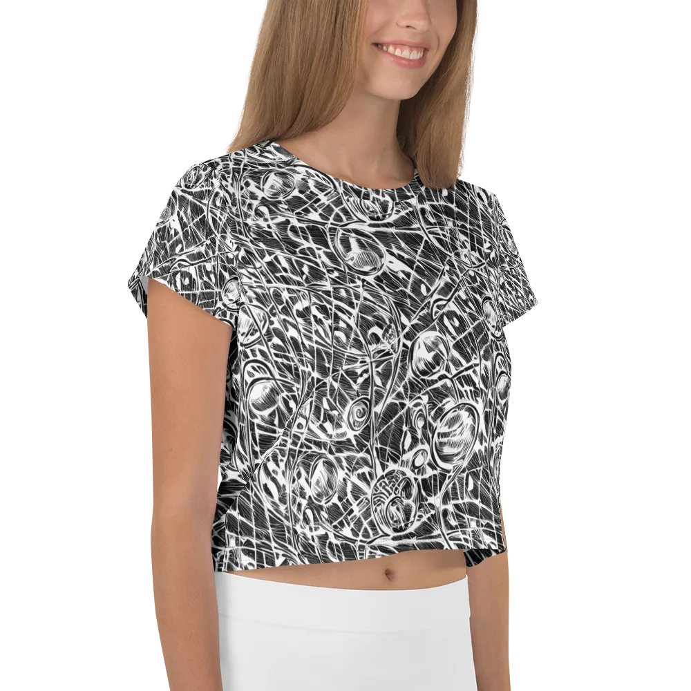 Wildline Garden on Crop Tee — Right
